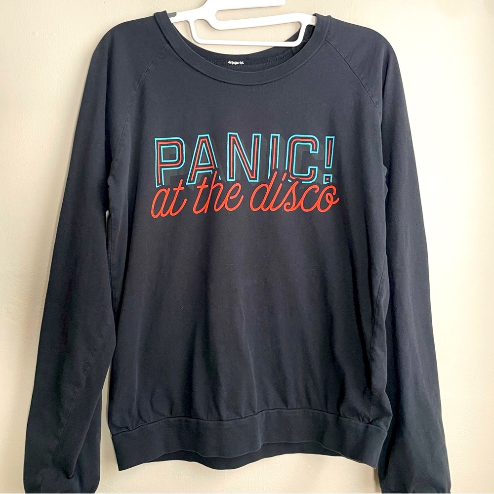 Panic! At The Disco Neon Sign Girls Long-Sleeved T-Shirt Small